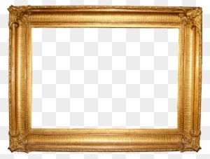 > Frame Wallpapers - Golden Picture Frame Png
