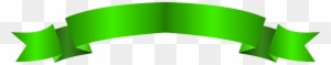 Long Clipart Transparent - Green Banner Png