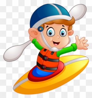 Craft - Boy Playing With Remote Boat Cartoon Png