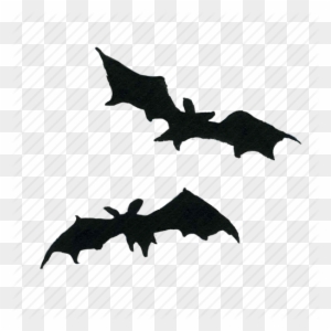 Bat, Bats, Fly, Flying, Halloween, Scary, Silhouette, - Halloween Bat Transparent