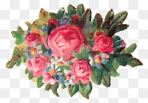 Free Digital Flower Clip Art - Rose Bouquet Clipart Transparent