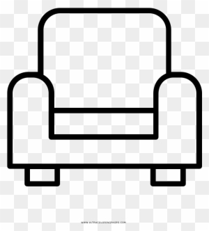 Armchair Coloring Page Ultra Coloring Pages Minecraft - Dibujo De Sofa Para  Colorear - Free Transparent PNG Clipart Images Download