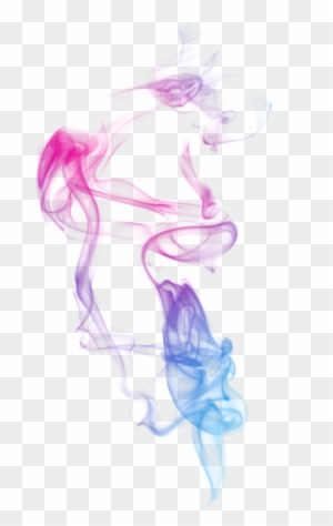 Smoking Clipart Png Tumblr - Colorful Smoke Png