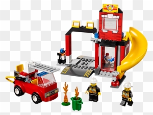Create A Colorful Lego® Juniors Fire Emergency Scene - Lego Juniors Fire Station