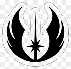 Star Wars Jedi Sticker - Star Wars Jedi Order Logo