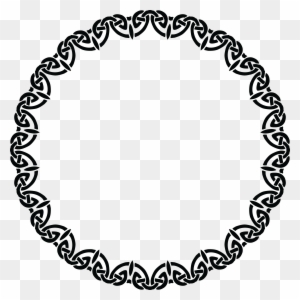 Free Clipart Of A Celtic Round Frame Border Design Round Border Design Png Free Transparent Png Clipart Images Download