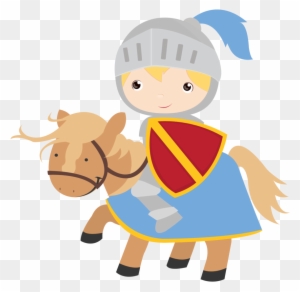 Princesas E Cavaleiros - Cute Knight Clipart