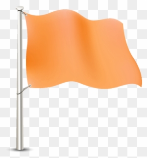 Steag - Orange Flag Icon In Png