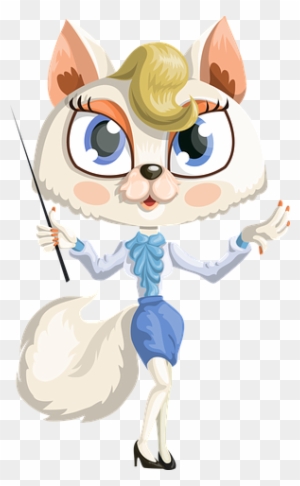Cat, Pet, Animal, Cute, Female - Cartoon Cat Teacher - Free Transparent PNG Clipart Images Download Cat, Pet, Animal, Cute, Female - Cartoon Cat Teacher - Free Transparent PNG Clipart Images Download