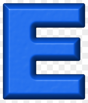 Rendition Ørken radiator Refrigerator Magnet Clipart Download - Letter E In Blue - Free Transparent  PNG Clipart Images Download