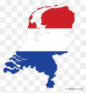 Clan Attent Algebraïsch Flag Vector Map Of The Netherlands Vectors - Nederland Rood Wit Blauw -  Free Transparent PNG Clipart Images Download