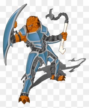 Warhammer Clipart Paladin - Dragonborn Paladin Png