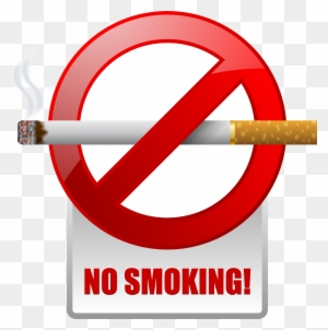 Red No Smoking Warning Sign Png Clipart - No Smoking Logo Png
