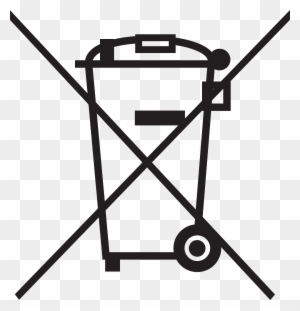 Do Not Trash Clip Art - Trash Can With X Symbol