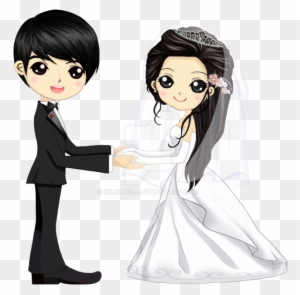 Monmon's Wedding Chibi By Xianlieda - Anime Chibi Wedding Couple