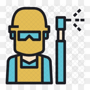 Welding Icon - Manufacturing Worker Icon