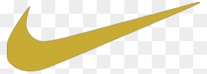 nike swoosh gold