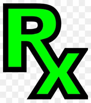 Rx Logo Clip Art At Clker Com Vector Clip Art Online - Medical Prescription