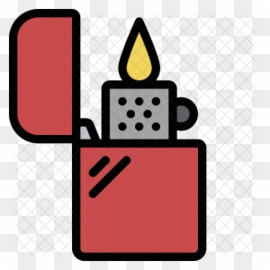 Zippo Lighter Icon - Smoking