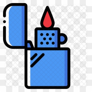 Zippo Lighter Icon - Smoking