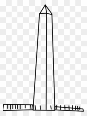 Washington Monument Royalty Free Vector Clip Art Illustration