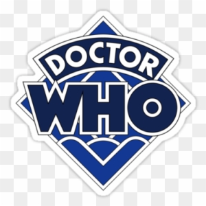 "4th Doctor Logo" Stickers By K9design - Doctor Who 1993 Logo