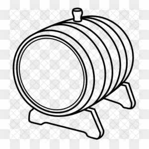 Barrel Icon - Png Whiskey Cask Icon