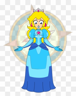 Peach's New Dress By Dragon-fangx - Drawing - Free Transparent PNG Clipart  Images Download