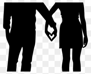 Black And White Cartoon Of A Couple Holding Hands - Couple Silhouette Holding Hands Png Black And White Cartoon Of A Couple Holding Hands - Couple Silhouette Holding Hands Png
