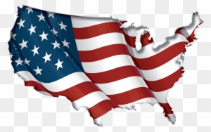 Usa Flag Map Graphic - Us Flag Map
