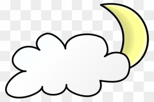 Big Image - Cloudy Night Weather Symbol