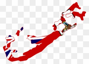 Flag Of Bermuda Map British Overseas Territories - Bermuda Map With Flag