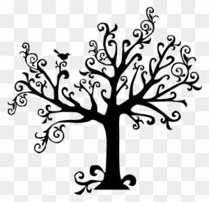 Explore Genealogy Chart, Black Tree, And More - Birds In A Tree Silhouette