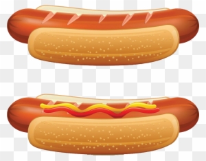 Hot Dog Hamburger Fast Food Clip Art - Hot Dog Illustration
