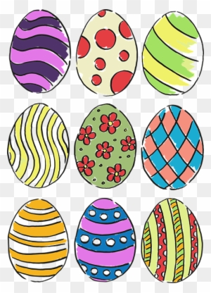 Easter Eggs Clipart - ! 16 Oz Stainless Steel Travel Mug