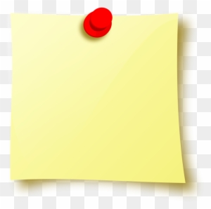 Free To Use &, Public Domain Note Clip Art - Post-it Note