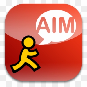 Aol Im Icon - Aim Instant Messenger Logo