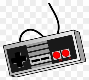 Video Games Controller Nintendo Gaming Con - Video Game Controller Clip Art