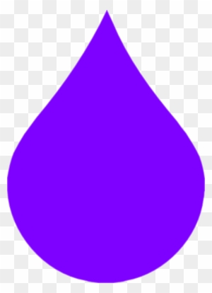 Purple Rain Drop Clip Art - Purple Raindrop Clipart
