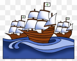 Nina, Pinta And Santa Maria - Christopher Columbus Ships Clipart - Free  Transparent PNG Clipart Images Download
