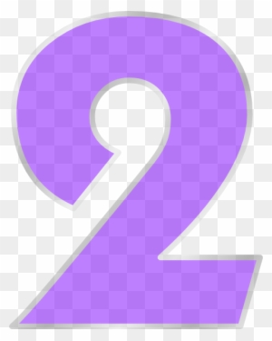 Two Purple Number - Free Transparent PNG Clipart Images Download