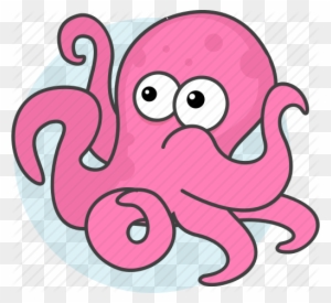 Cartoon Octopus - Sea Animals Cartoon