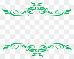 Swirl Green Clip Art At Clker - Decorative Elements Clip Art
