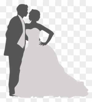 Golden Touch - Dancing Wedding Couple Silhouette