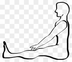 Body Clip Art - Draw A Person Sitting Step