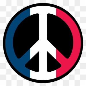 Free Eiffel Tower Clipart - Peace Symbol