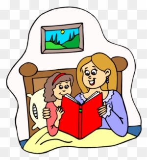 Mom Reading To Baby Clipart - Nighttime, Bedtime: Stories For Children -  Free Transparent PNG Clipart Images Download