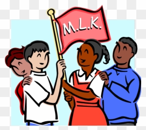 happy martin luther king day clip art