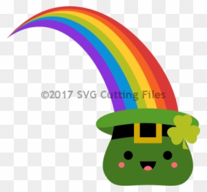 Kawaii Rainbow St Pat Hat - Rainbow St Patrick's Day