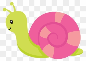Jardim - Minus - Pink Snail Clipart